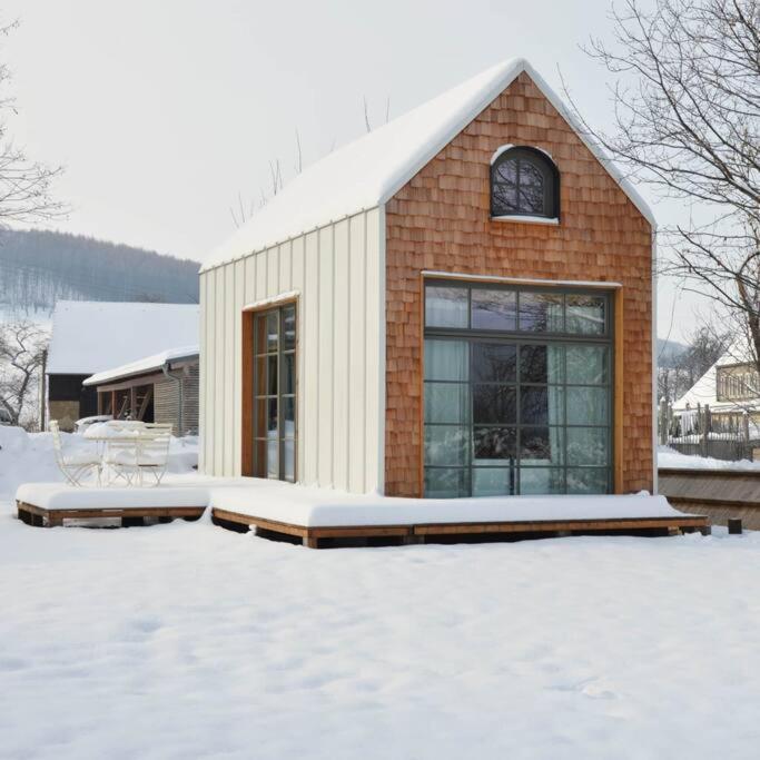 הוילה Klipphausen Tiny Haus Auf Idyllischem Grundstueck Im Rittergut מראה חיצוני תמונה